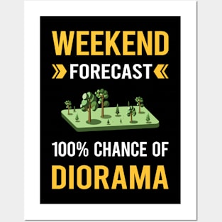 Weekend Forecast Diorama Dioramas Posters and Art